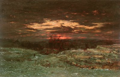 Effet de Givre, 1845 by Pierre Etienne Theodore Rousseau
